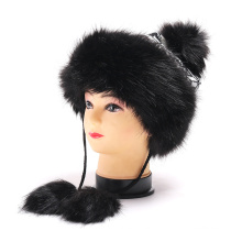 China factory wholesale womens faux fur headband winter earwarmer earmuff hat